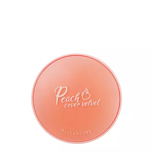 Black Rouge - Peach Cover Velvet Cushion SPF50+/PA++++ - Fedő Párna Alapozó - Apricot Toktok - 14g